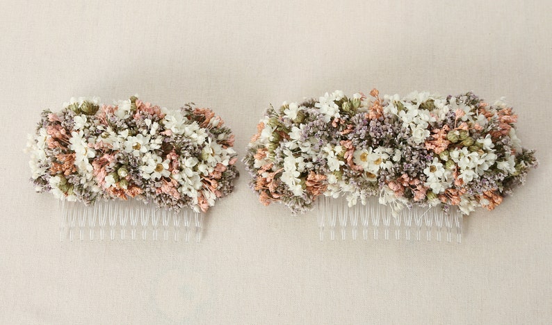 Kopfschmuck aus getrockneten Blumen Serie Lina, in 2 Größen erhältlich Maxibrief Bild 3