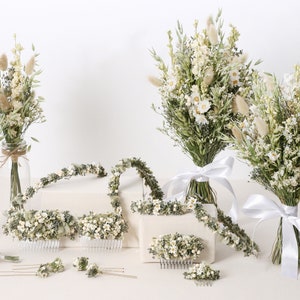 Haarnadel aus echten getrockneten Blumen aus der Serie Greys in 2 Größen erhältlich Maxibrief Bild 10