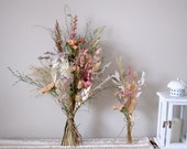 Trockenblumenstrauß Zuckeralm, in 2 Größen erhältlich , dried bouquet, Trockenstrauß, dried Flowers, Trockenblumen, (DHL)