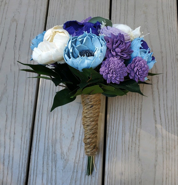 Funeral basket shades of purple , lavender and blue. in Media, PA