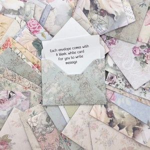 Assorted Mini Envelopes / Blank Cards / Gift Cards and Envelopes / Mini ...