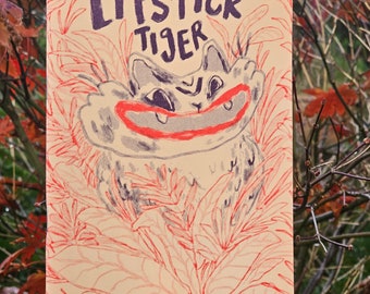 Lipstick Tiger Risograph Comic