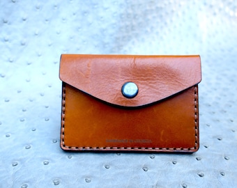 Card case card holder Credit card holder Genuine leather handmade black green brown ladies mens Alexander Gotsi