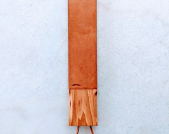 Kangaroo Leather Strop: Handmade Knife Maintenance and Sharpening Tool