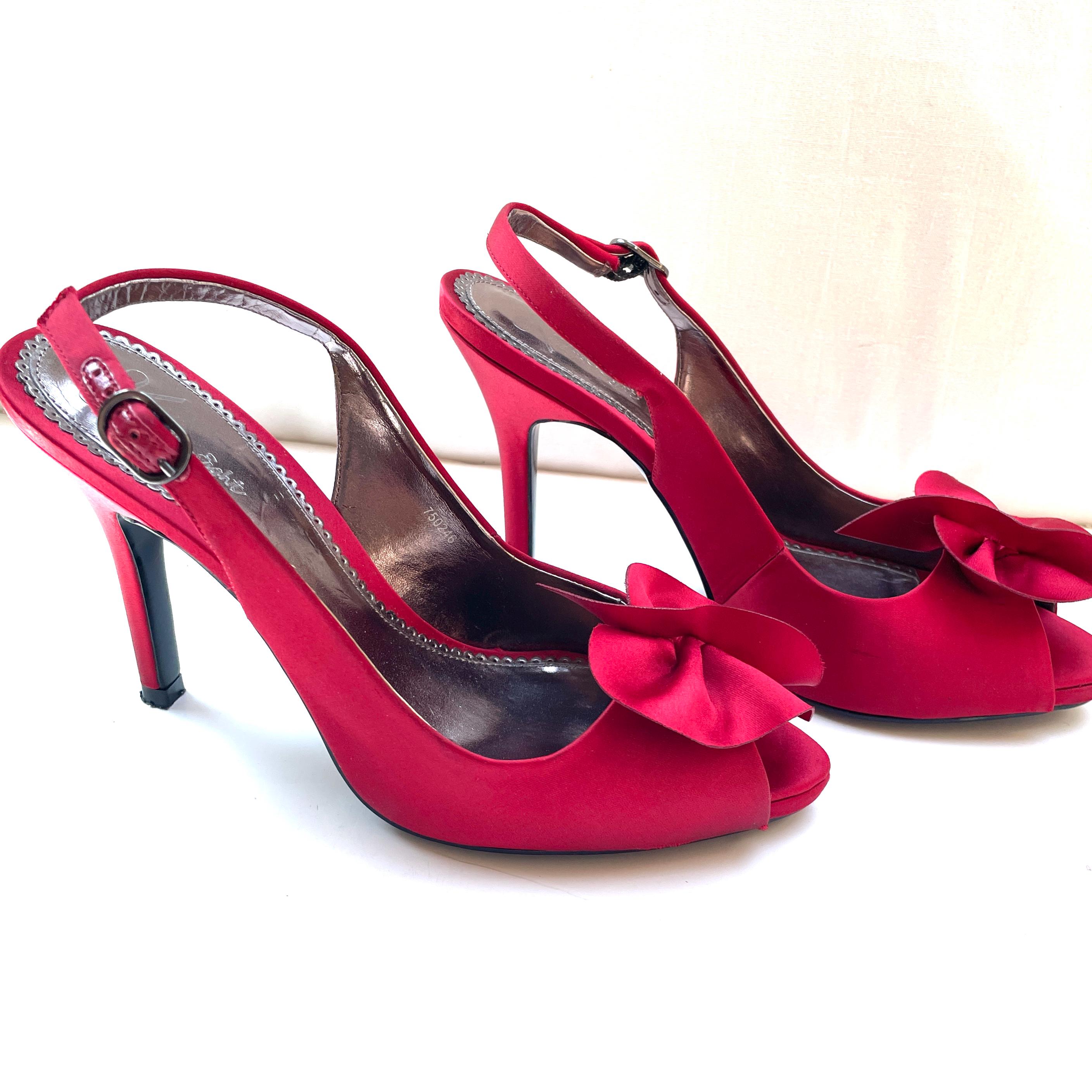 Red Sling Back Shoes UK