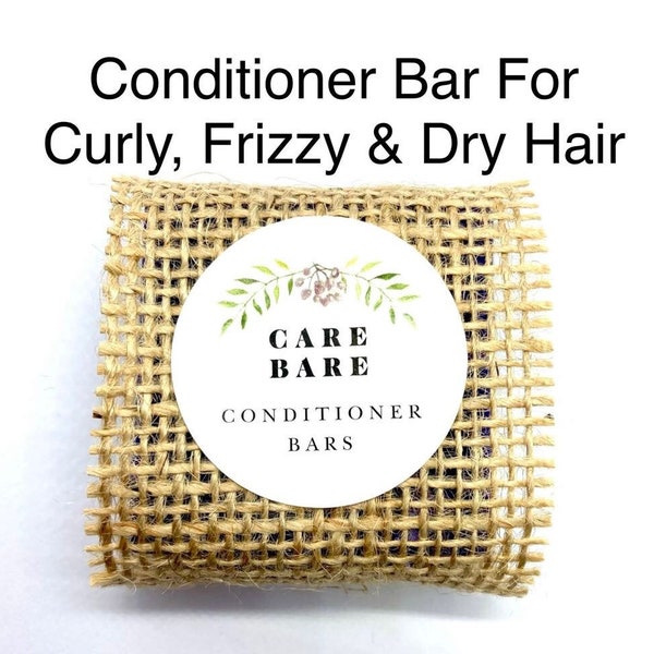 Conditioner bar with Argon and Broccoli Oil for Curly, Frizzy and dry hair. The Perfect Hair Treatment and Hair Oil. Hand Made.