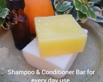Shampoo and Conditioner Bar gift set, Homemade in the UK