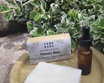 For Curly, Frizzy and dry hair hand made in the UK Vegan Shampoo Bar