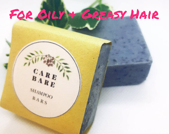 For Oily Scalp and Greasy hair Shampoo Bar, made with Peppermint and Tee tree oil an Hawaiian black lava Sea Salt.