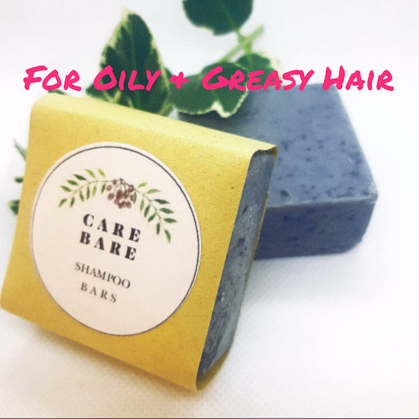 For Oily Scalp and Greasy hair Shampoo Bar, made with Peppermint and Tee tree oil an Hawaiian black lava Sea Salt.