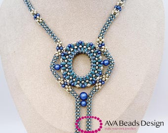 Tutorial per collana di perline di semi, modello Afrodite (schema PDF)