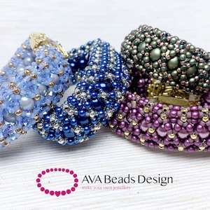 Beading tutorial, beading pattern , Bracelet tutorial ,She wants to dance tutorial , Craw tutorial