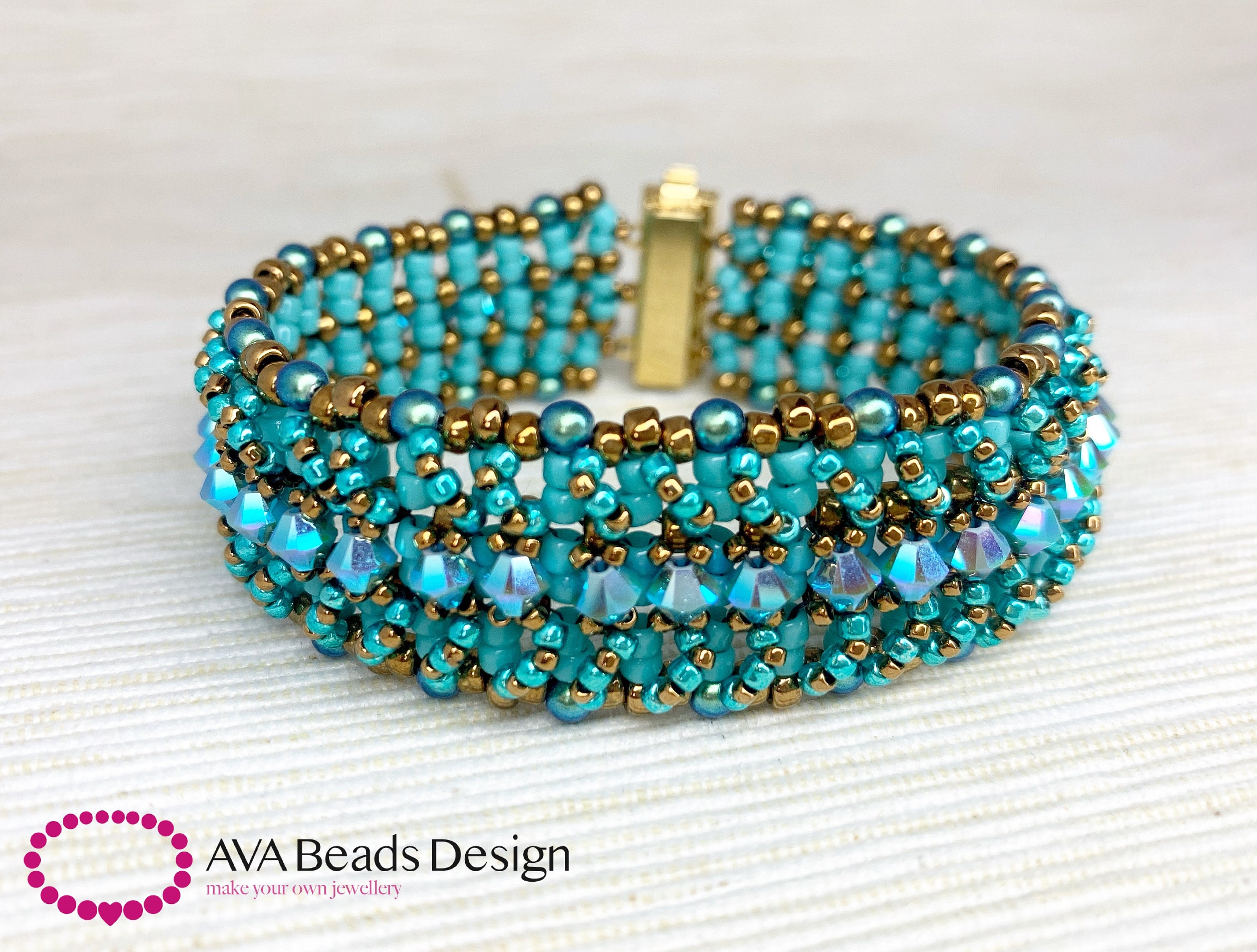 Beaded Bracelet Tutorial Bracelet Pattern Around the World Etsy