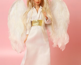 Barbie Ange - Poupée OOAK Enfant Jésus