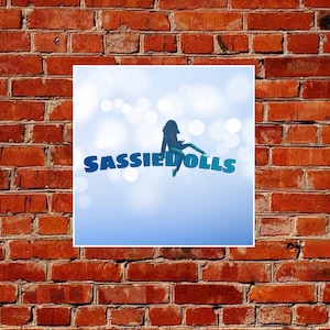 1/6 Scale Dollhouse Background Printable Bricks