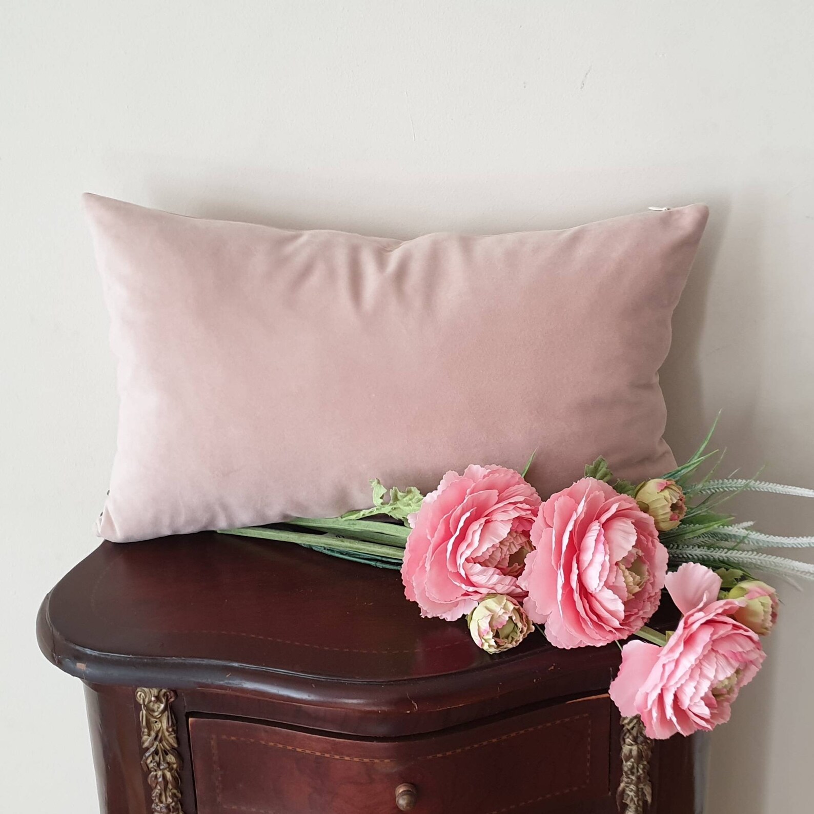 Blush Pink Pillow Case Blush Pink Lumbar Pillow Cover Pink Etsy México