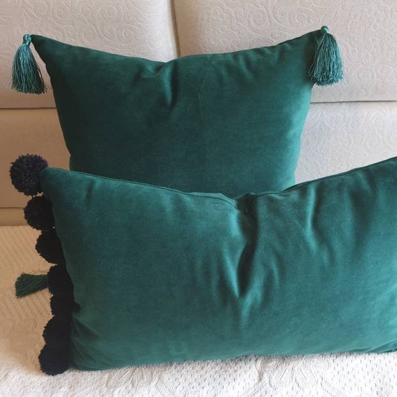emerald lumbar pillow