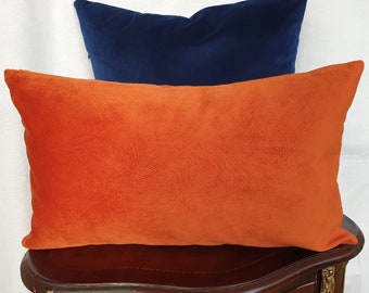 Orange Pillow Covers, Orange Pillow Cases, Velvet Pillows, Throw Pillow covers, Cushion Cover, Outdoor Pillow Cover, Orange Accent Pillows