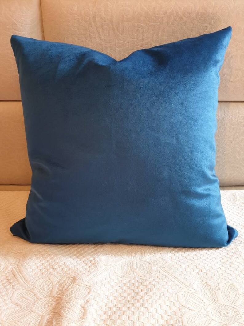 Navy Blue Velvet Pillows Blue Pillows Covers Throw Pillow Etsy