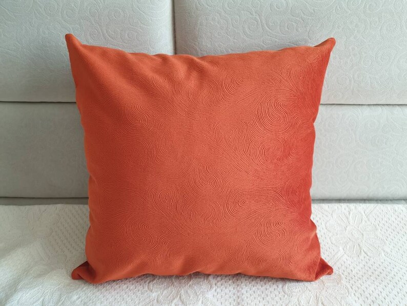 Orange Pillow Covers Orange Pillow Cases Velvet Pillows Etsy