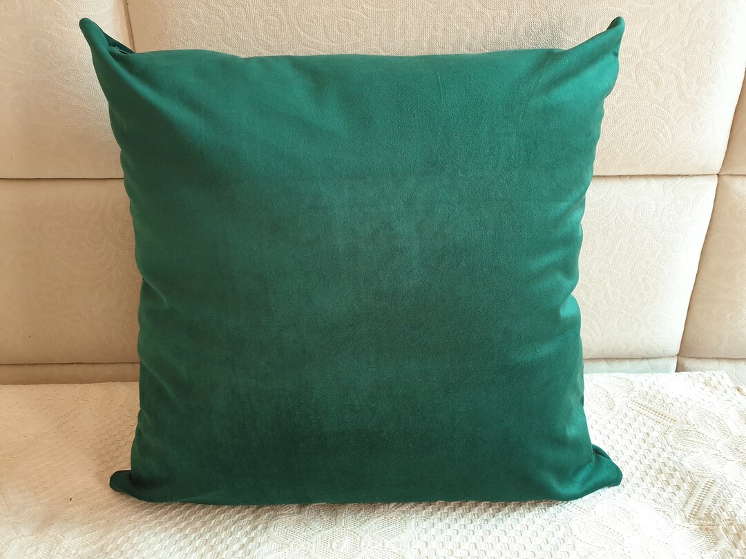 Emerald Green Pillow Cover, Green Pillow Case, Velvet Pillows,throw