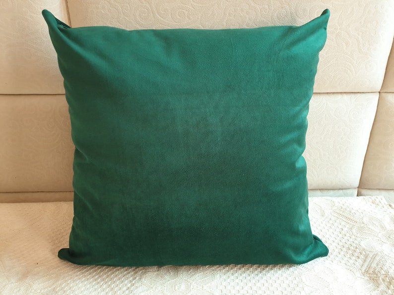 Emerald Green Pillow Cover Green Pillow Case Velvet Etsy