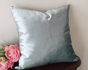 Mint Green Pillow Covers, Mint Green Pillow Cases, Green Velvet Pillows, Throw Pillow, Cushion Cover, Mint Green Lumbar Pillow Case