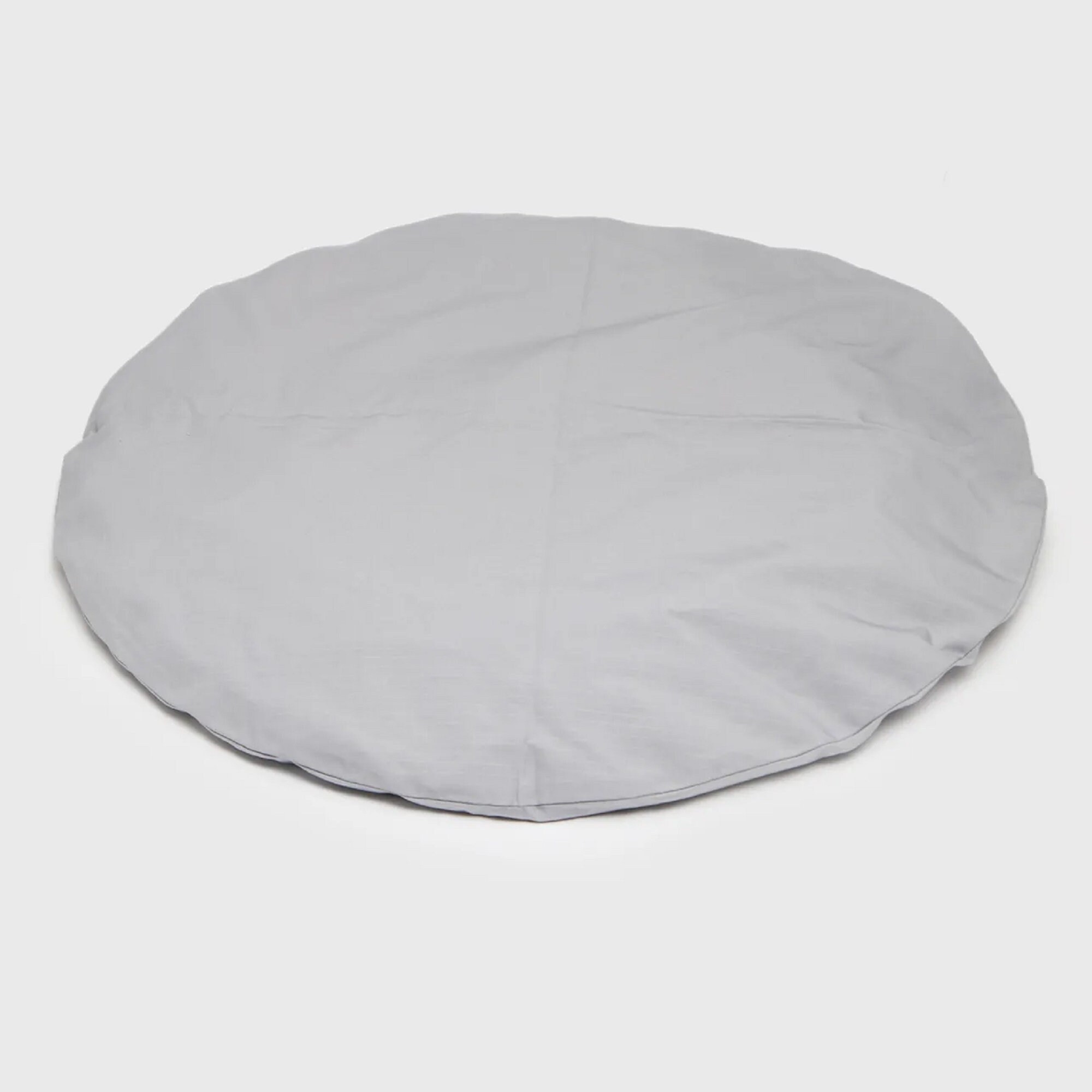 Zabuton Meditation Mat Organic Plain Gray round floor cushion Etsy