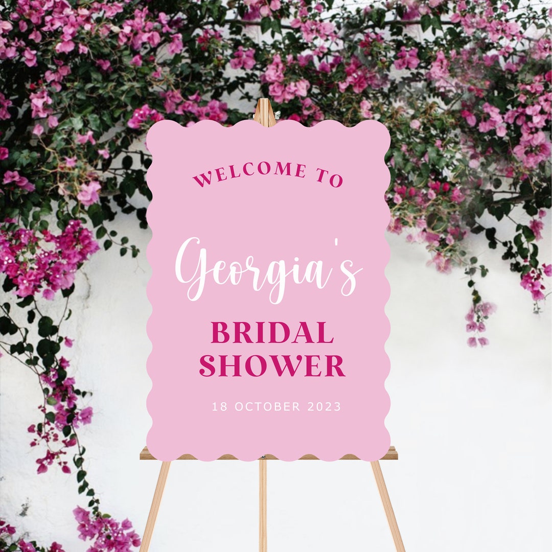 Wavy Welcome Sign custom Welcome Sign Acrylic Sign wedding Sign ...