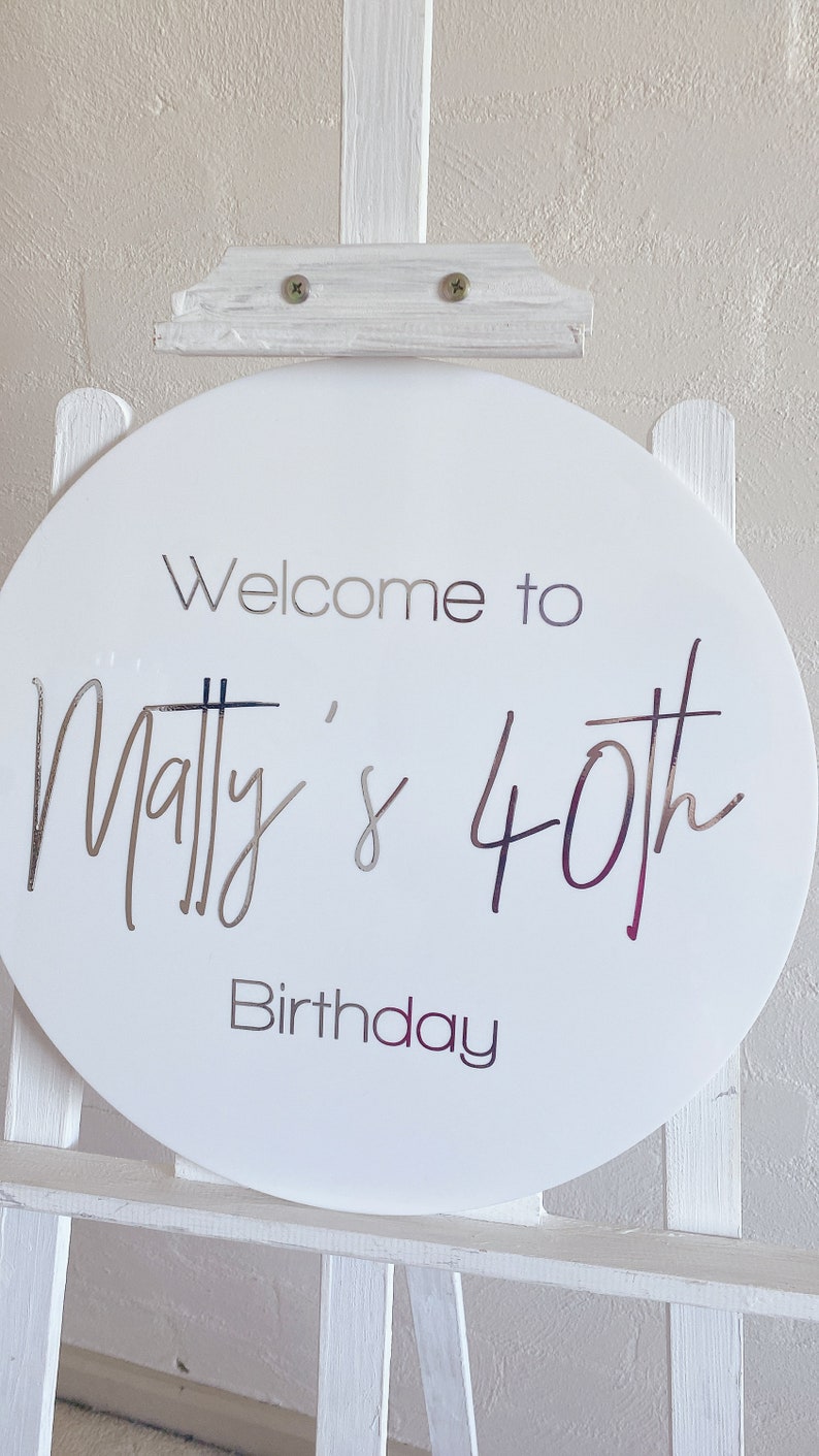 Matty Lettering Welcome Sign Decal, Custom Sticker ,wall Decal.event Sign Decal ...