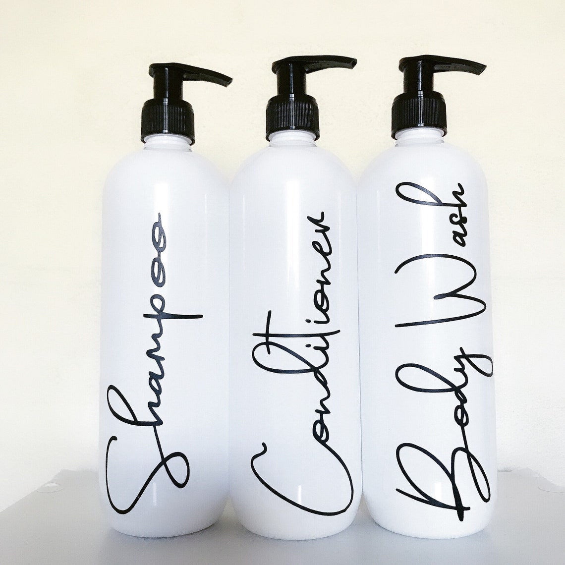 Reusable bathroom toiletries bottles Shampoo bottle 250 ML Etsy