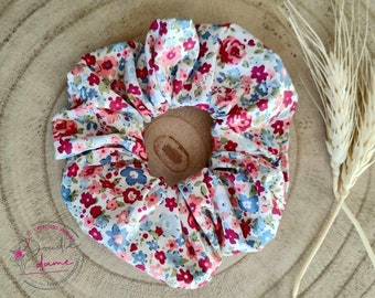 Chouchou, scrunchie, accessoires cheveux, cadeau femme, fête des mères, chouchou fleuri, chouchou enfant, scrunchie femme, accessoire mode