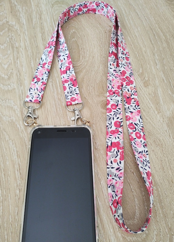 Cordon De Téléphone Ajustable Universel Noir - Bijoux De Téléphone Portable