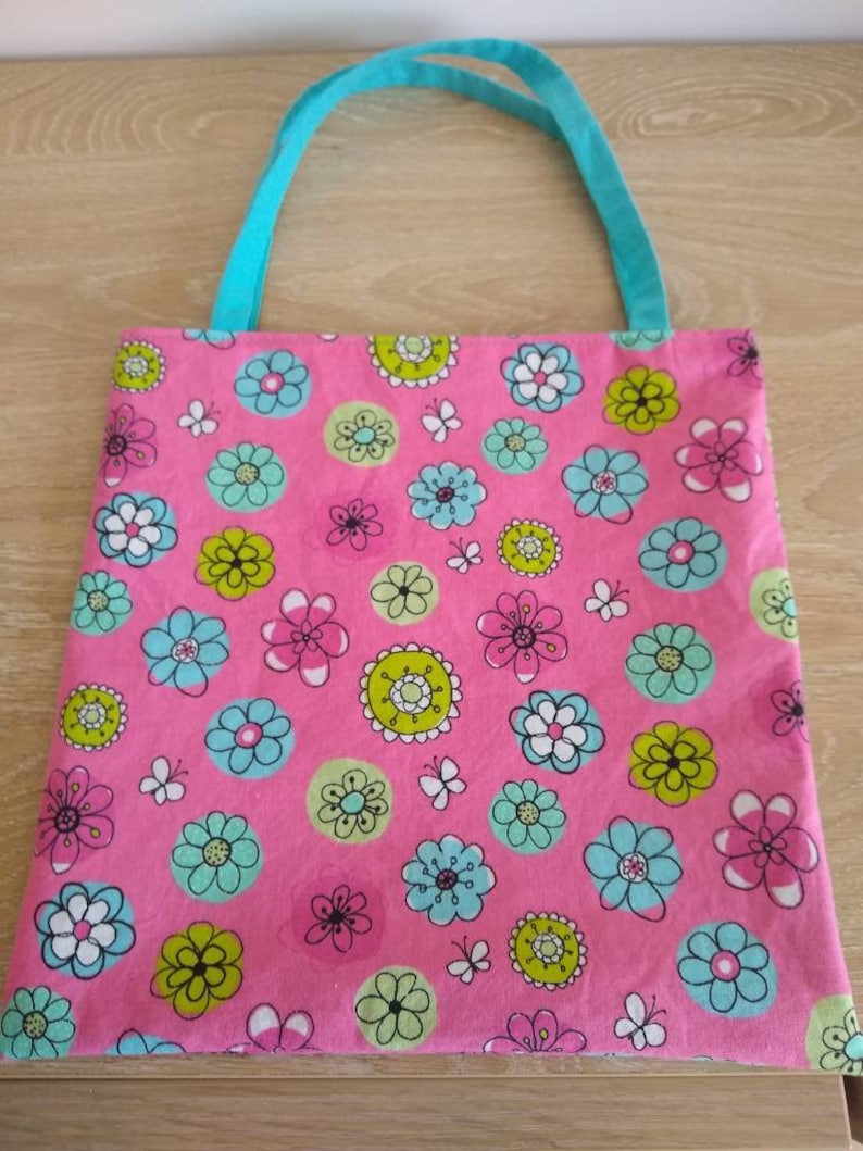 child bag gift Christmas girl kindergarten bag birthday gift girl cloth bag cloth bag handbag book bag Tote bag flowery