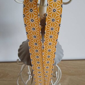 Nurse neck strap, caregiver badge holder, pediatrician, midwife, caregiver, neck strap, nurse gift, Mother's Day gift Yellow