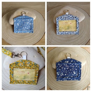 Etui porte badge, porte carte, cadeau infirmière, stage IFSI, pochette infirmière, étui carte, cadeau remise de diplôme, fête des mères