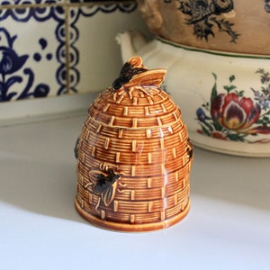 Vintage keramische honing pot // Keramische honing pot