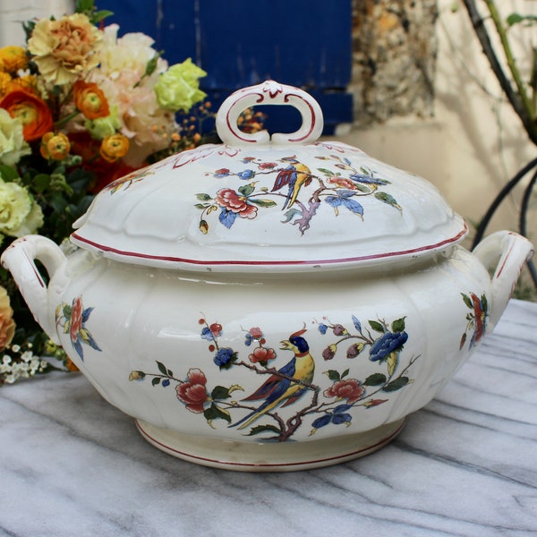 Vintage faience tureen, Phoenix by Villeroy & Boch