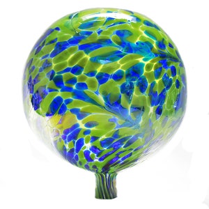 Glass Gazing Ball &quot;Gecko&quot; 12 Inch
