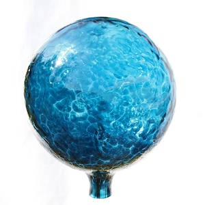 Gazing Ball &quot;Deep Sea&quot;, Glass,  12 Inch Diameter