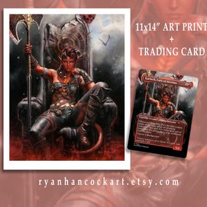 etsy mtg cards Handpainted Mtg Cards