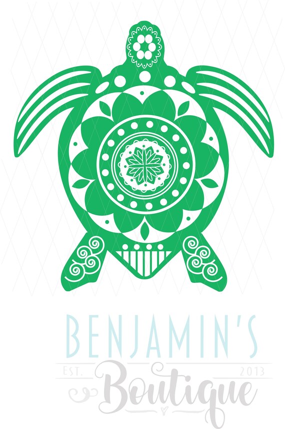 Download Free Mandala Turtle Svg Png Ai Cutting File Animal Vector Vinyl Etsy SVG Cut Files
