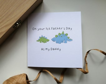 First fathers day as my daddy card 1st father's day as my dad card first father's day card new dad card first love daddy's 1st love