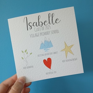 Personalized Year 6 Leavers Card: Class of 2025 Primary School