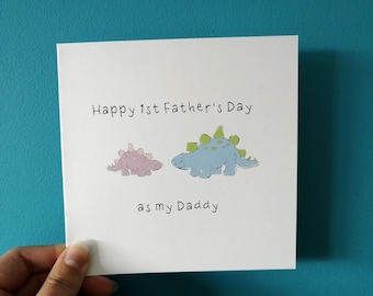 First father's day as my daddy card 1st father's day as my dad card first fathers day card new dad card first love daddy's 1st love