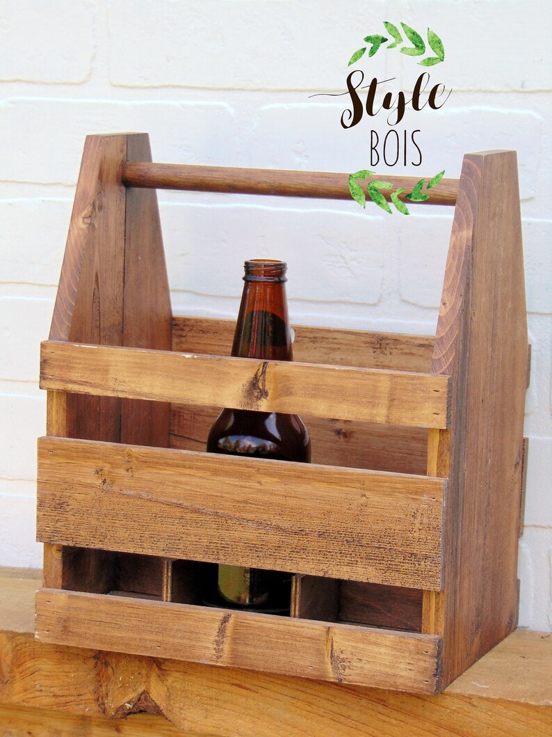 Cabaret Beer Wooden Beer Box Box For 6 Beers Man Gift Etsy