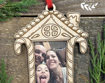 Photo ornament, personalized decoration, Christmas bauble, wooden Christmas bauble, tree ornament, wooden Christmas decoration, Christmas tree, Christmas decoration, wooden style