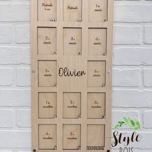 School photo frame, school journey, school photo souvenir, school photo sign, school photo frame, graduation photo, wood style