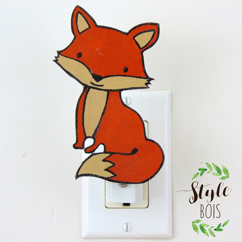 baby fox night light