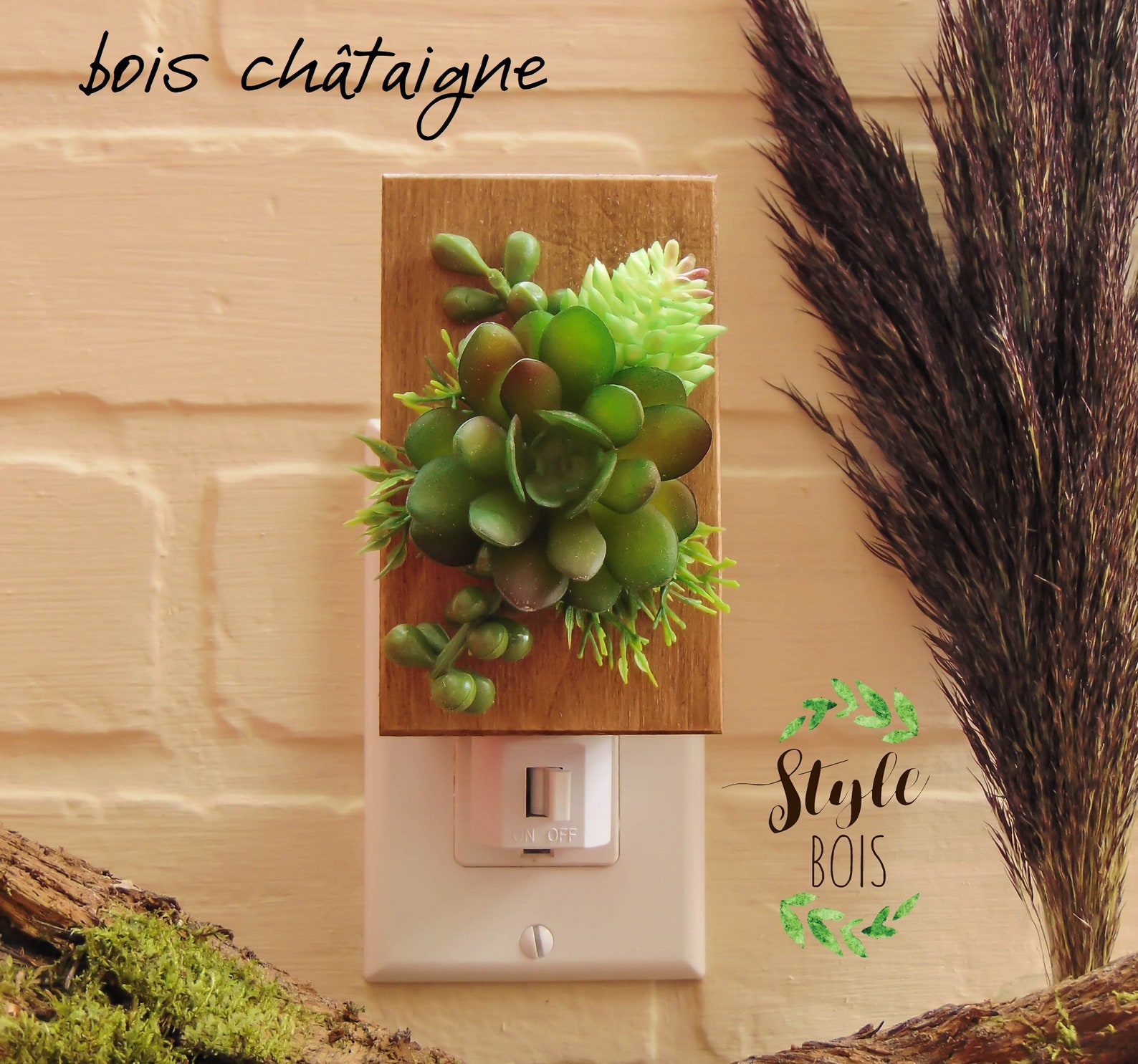 Night Light, Plants, Artificial Plants, Modern Night Light, Adult Night